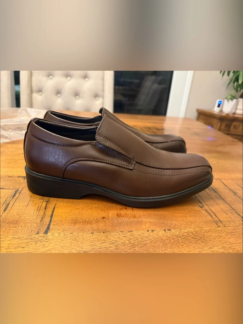 Bruno Marc Men's Brown Slip-On Loafers